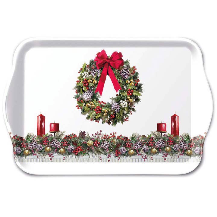 PLATEAU - Nœud sur couronne (13 x 21 cm) pour la vente par Elegant Gifts