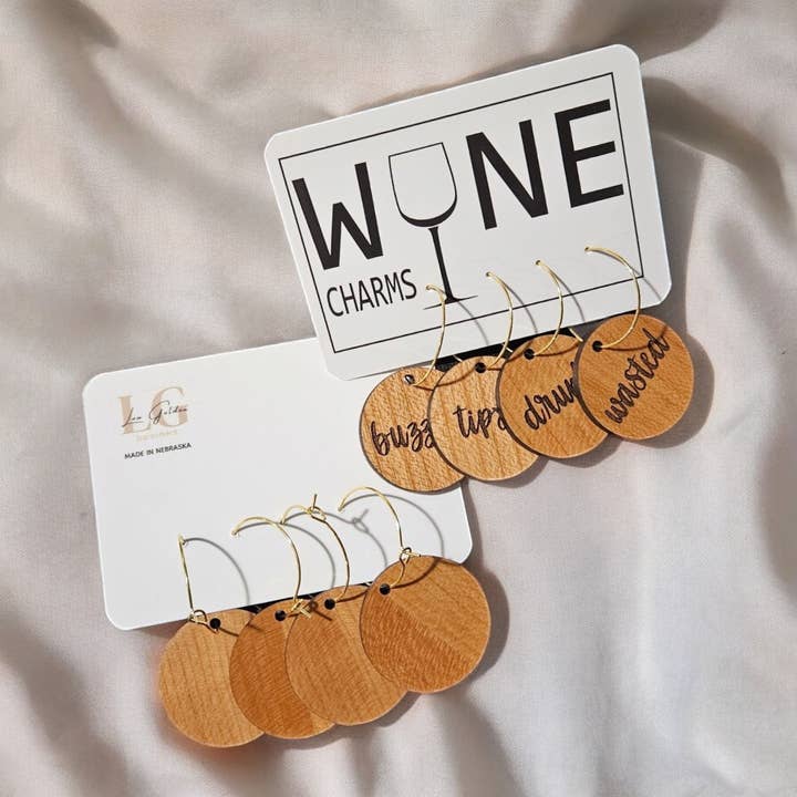Lou Golden Designs - Wholesale Wine Charm - Buzzed Wine Charms