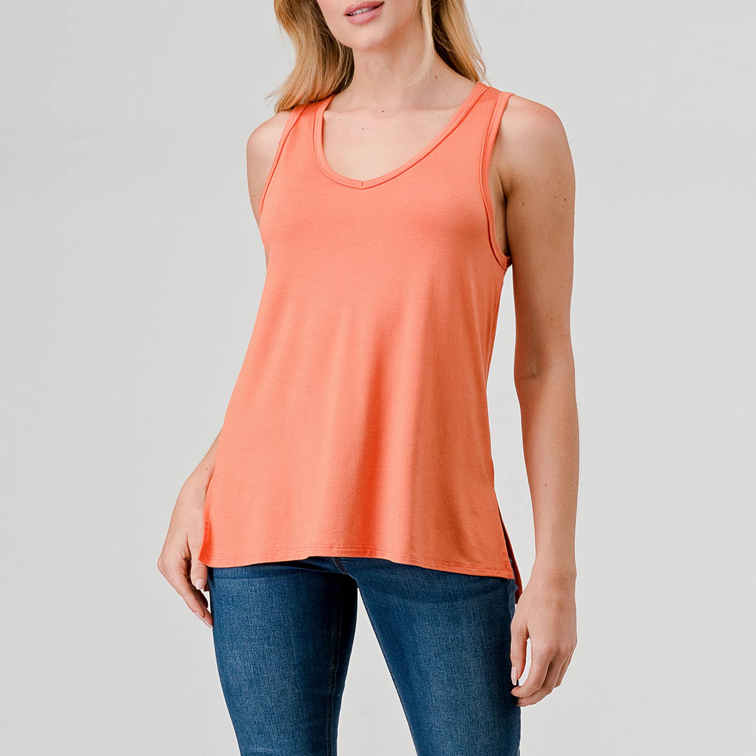 Heimious - Vente Débardeur – femme - Débardeur en jersey modal avec fentes latérales, T4680