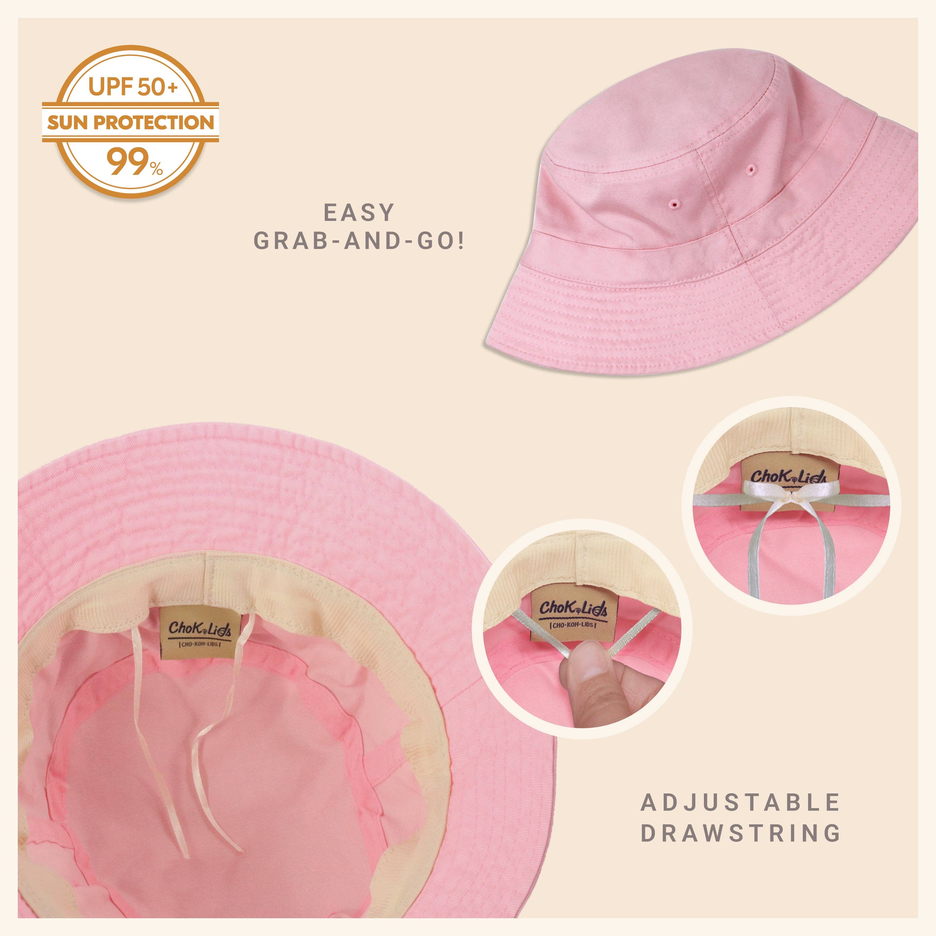 ChoKoLids – Engroshandel Bucket hat - Dame – CHOK.LIDS lærred spand hat45