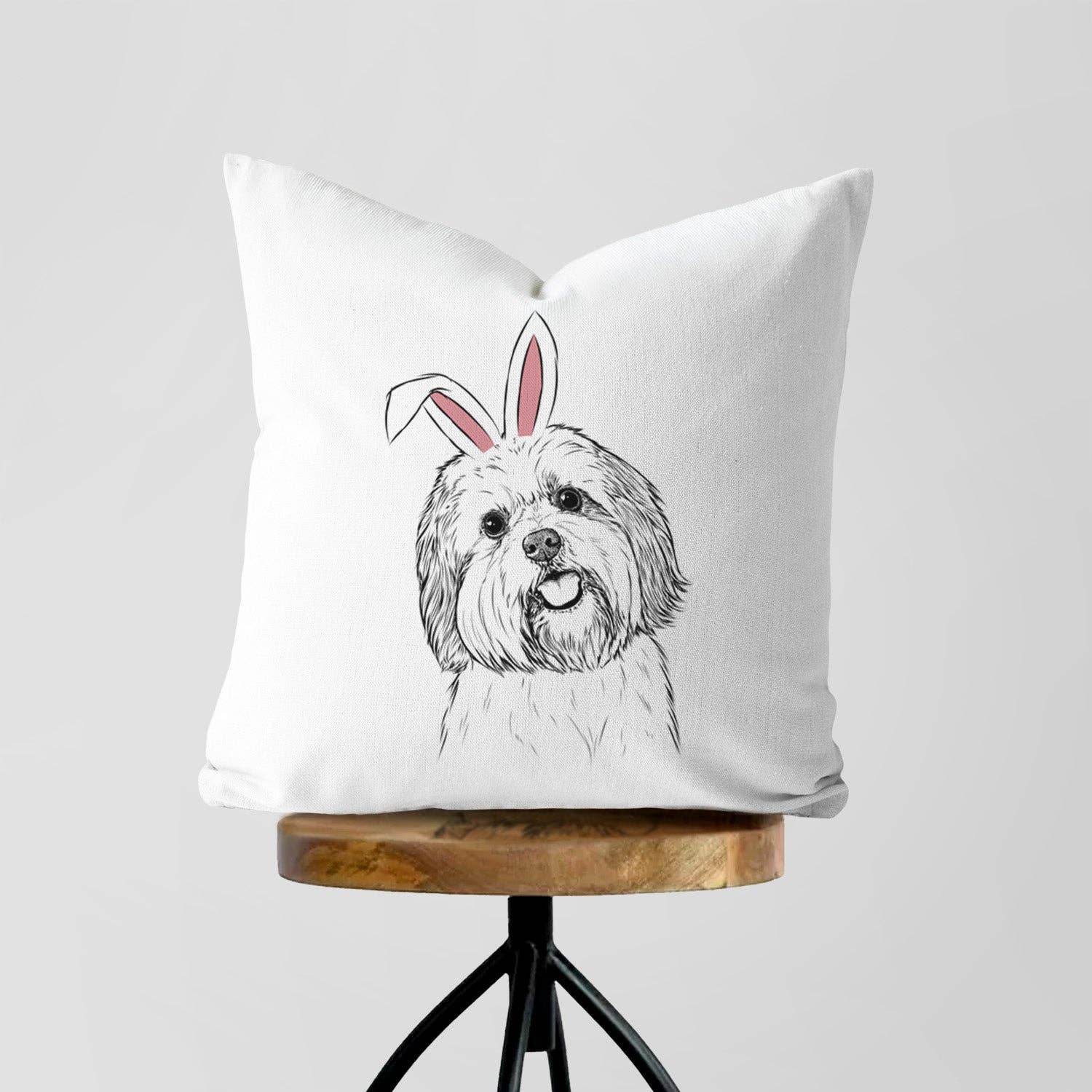 Inkopious - Wholesale Throw Pillow Cover - Nikka the Lowchen - Throw Pillow Cover10