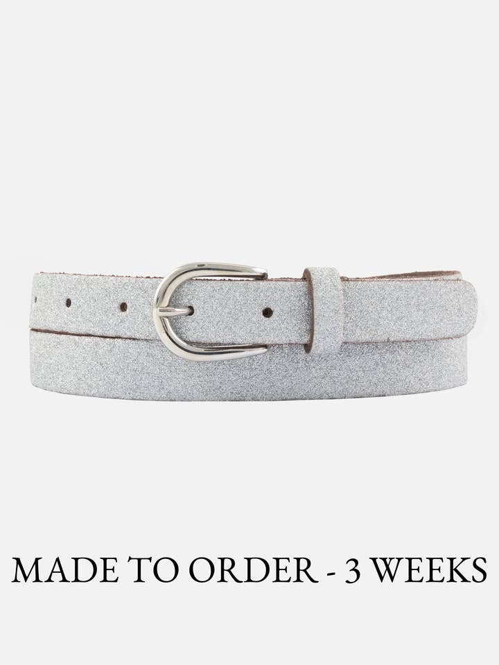 MADE TO ORDER Glitty | Premium Shimmering Leather Belt for wholesale by Amsterdam Heritage Belts, Bags, Apparel & Jackets EU