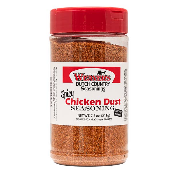 Spicy Chicken Dust Seasoning for wholesale by Weavers Dutch Country Seasonings