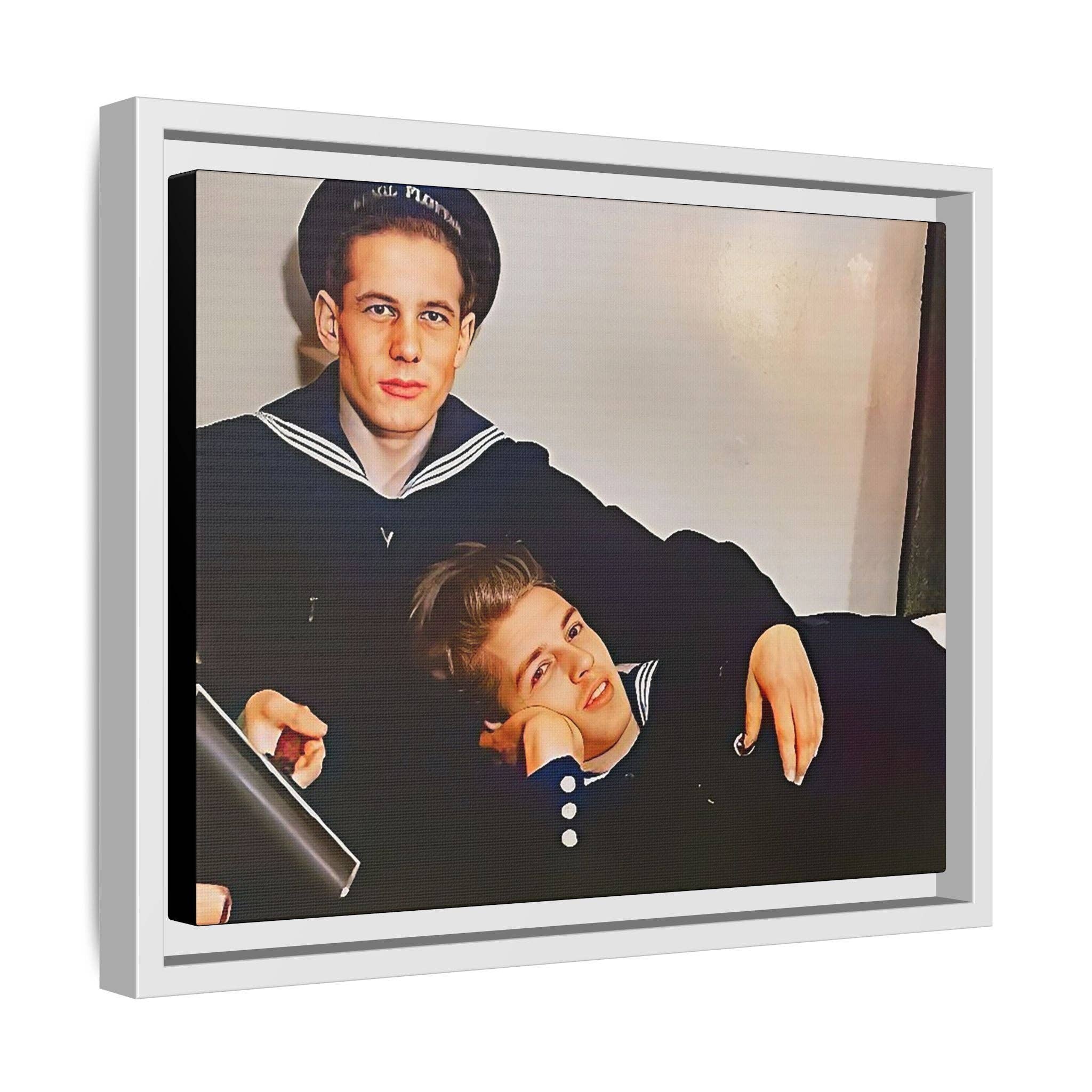 Walt & Pete - Wholesale Photograph - paire 010 | Framed Vintage Photo - Matte Canvas12