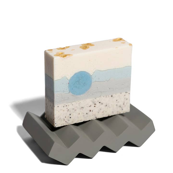 Gray Modern Cement Soap Dish Home Bathroom Decor for wholesale by FinchBerry