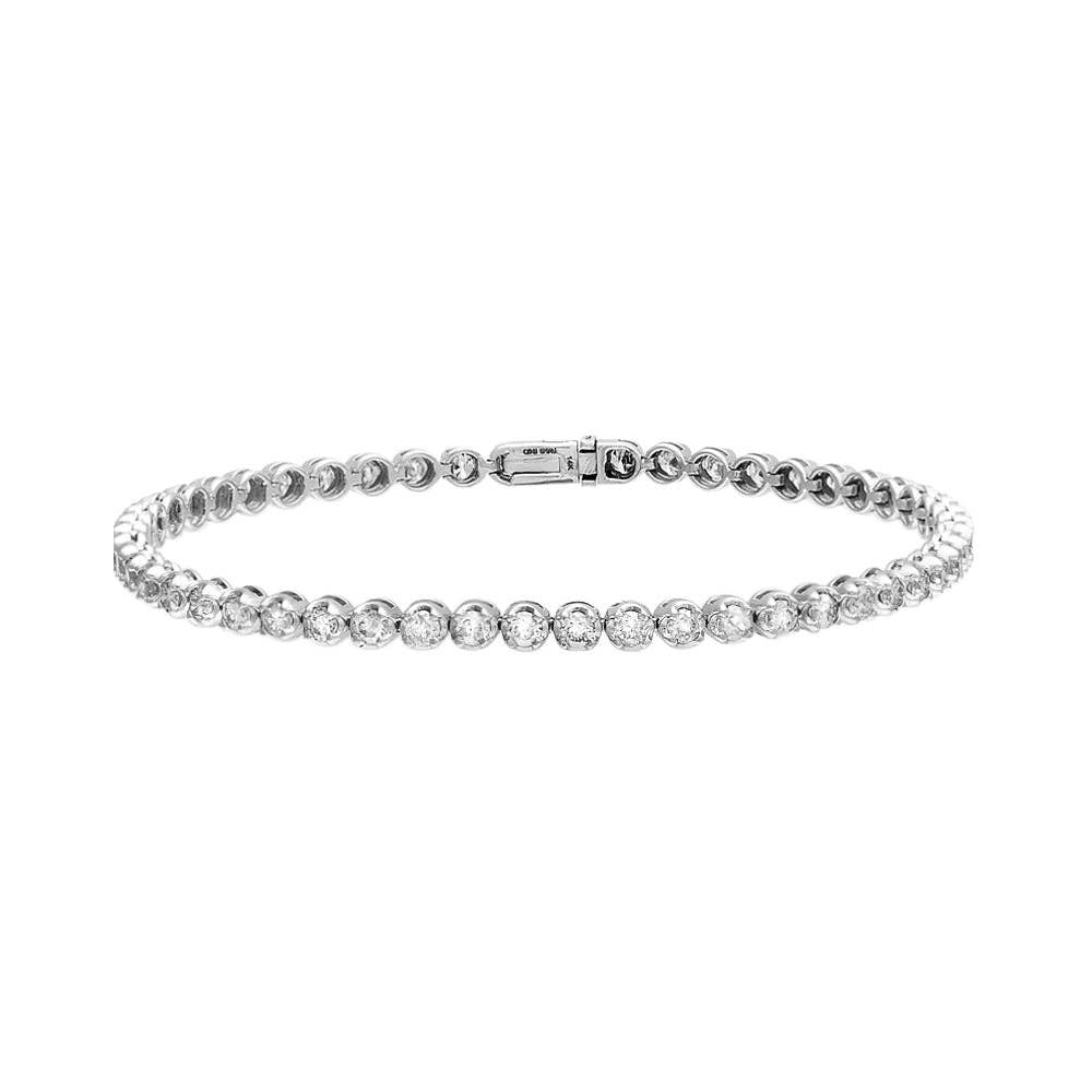 By Adina Eden - Wholesale Tennis Bracelet - 3 Carat Diamond Tennis Bracelet 14K0