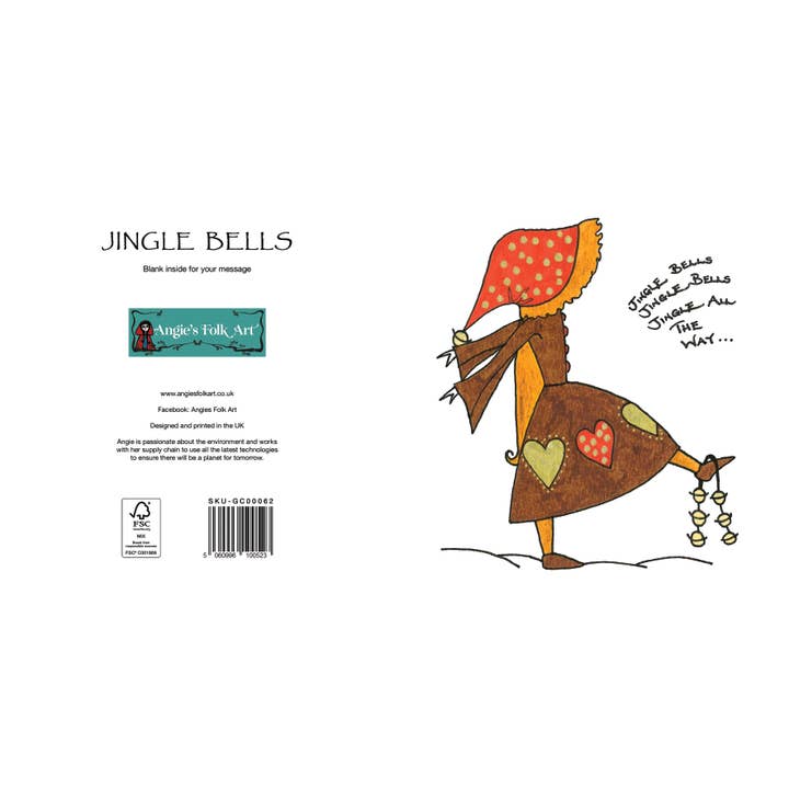 Jingle Bells for wholesale by Angies Folk Art