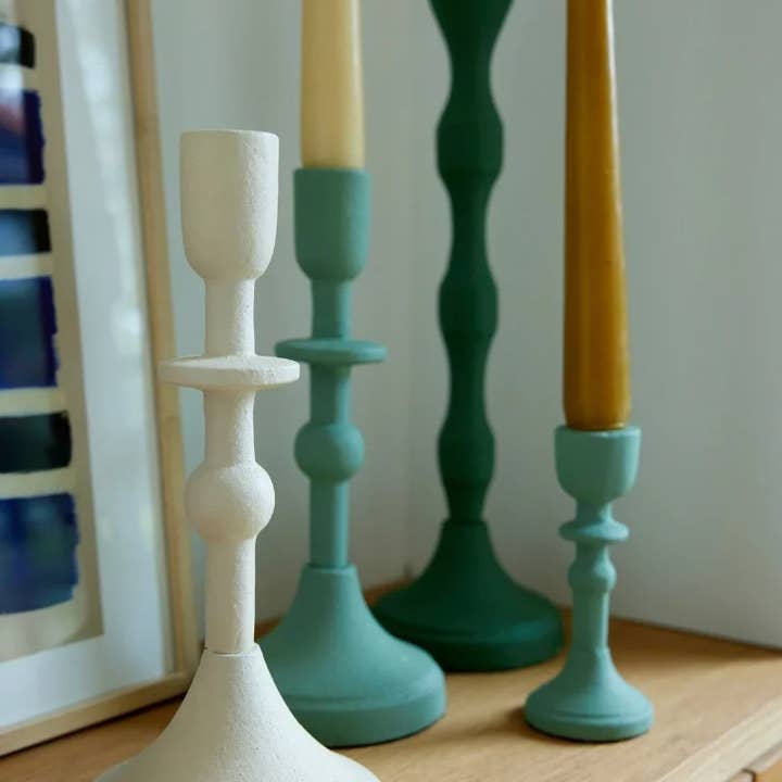 Bonheur du Jour - Wholesale Candle Holder - Solar Candle Holder - 15 cm - Ecru5