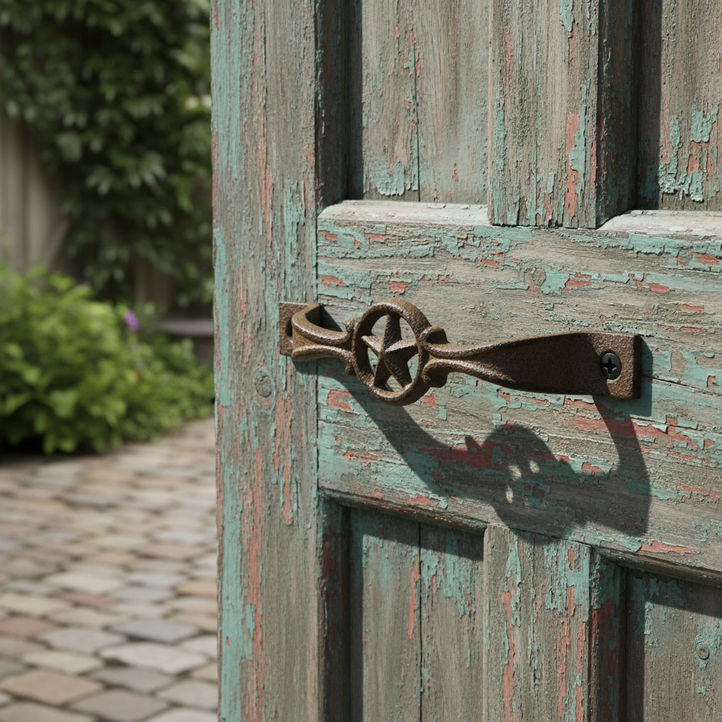 Iron & Blossom - Vendita all'ingrosso Manopola/pomello - Maniglia Rustica in Ghisa a Forma di Stella - Classico Pomello da Armadio in Stile Western0