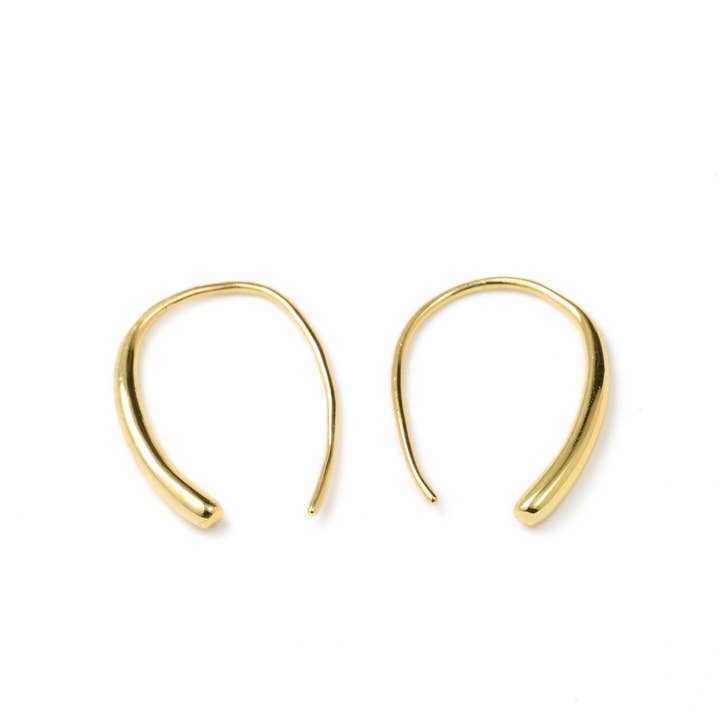 Blueyejewelry - Wholesale Hoop Earrings - Dainty Threader Earrings-925 Silver Tear Drop Wire Earrings2