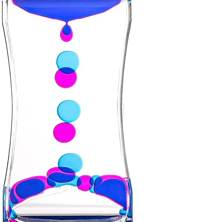 Special Supplies - Wholesale Fidget Toy - Kids - Special Supplies Liquid Motion Bubbler Toy (1-Pack) Colorful Hourglass Timer with Droplet Movement, Bedroom, Kitchen, Bathroom Sensory Play, Cool Home or Desk Decor (Purple)4