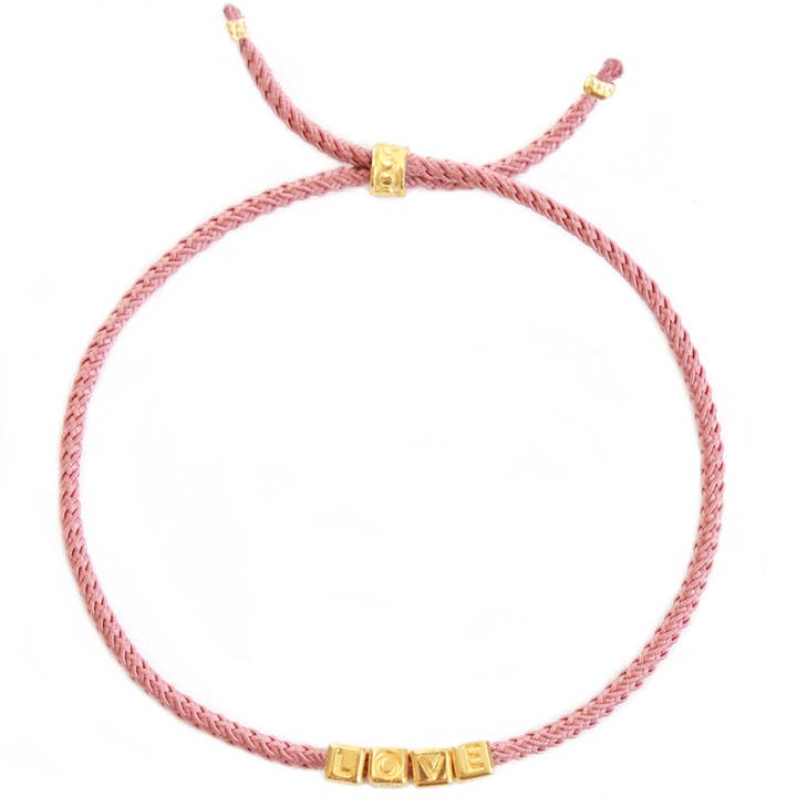 Le bracelet d'amour en or rose pour la vente par Love Ibiza