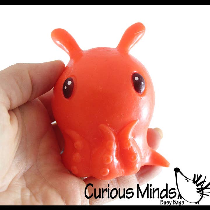 1 Umbrella Octopus Dumbo Crunchy Stretchy Fidget Sensory Toy for wholesale by Curious Minds Toys