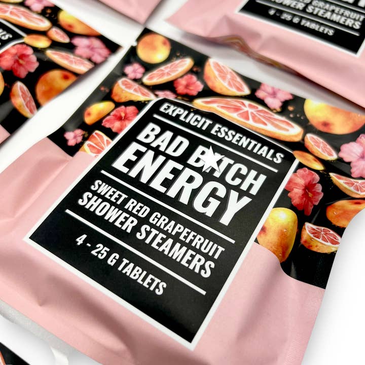 Explicit Essentials - Wholesale Shower Steamer/Bomb - Impulse Buys For Women, Bad Bitch Energy Shower Steamers11