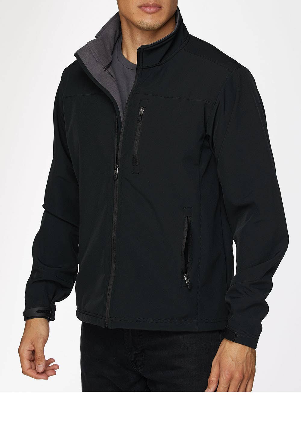Rodeo Clothing - Wholesale Jacket - Men's - Men's high-quality soft shell bonded jacket with contrast14