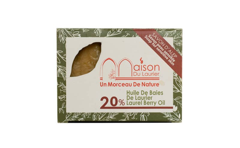 Maison du Laurier - Wholesale Bar Soap - Aleppo soap 200g 20% Laurel berry oil2