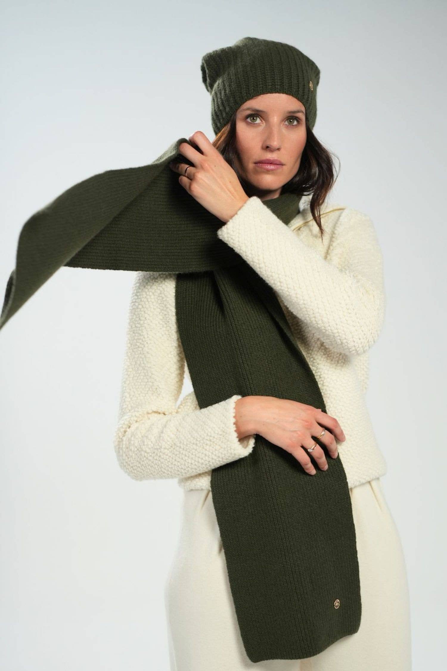 Bel Cashmere S.C. – wholesale Halsduk - Dam – Cashmere Ribbed Scarf1