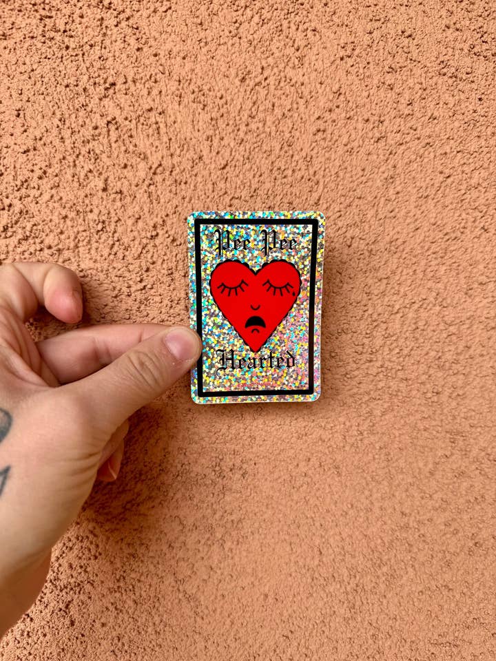 Pee Pee Hearted Sticker, New Mexico Sticker, Heart Sticker for wholesale by Bernal Blooms