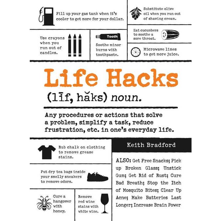 Simon & Schuster - Wholesale Technology & Engineering - Life Hacks by Keith Bradford