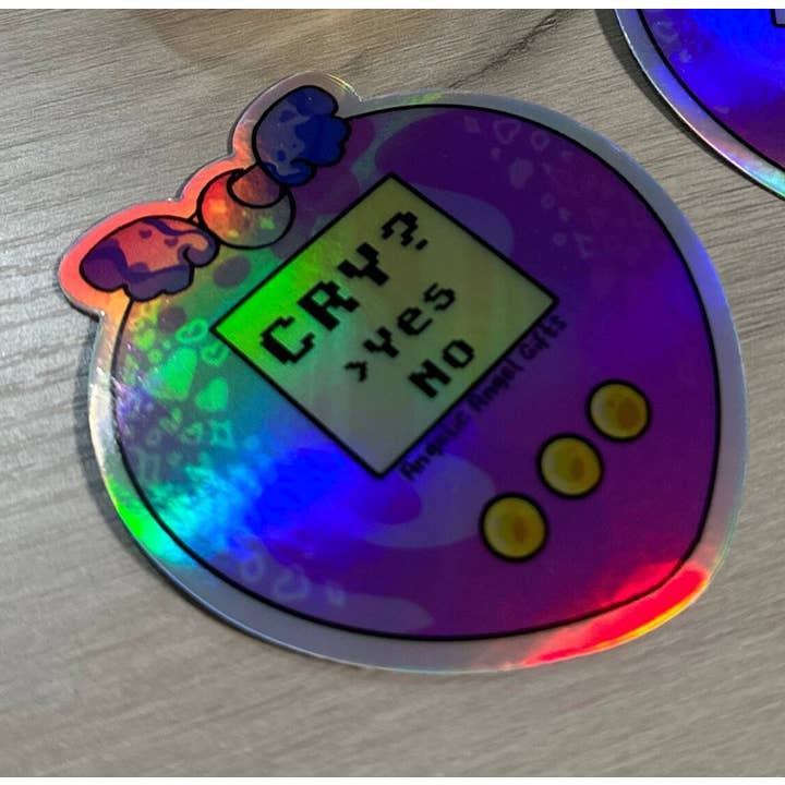 Angelic Angel Gifts - Wholesale Sticker - Retro Gamer Holographic Sticker For Water Bottle9