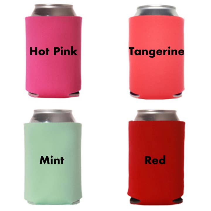 Liane Fried Studio - Wholesale Drink Huggers & Koozies - CUSTOM 12 oz. Koozie Can Holder ~ Design Your Own1