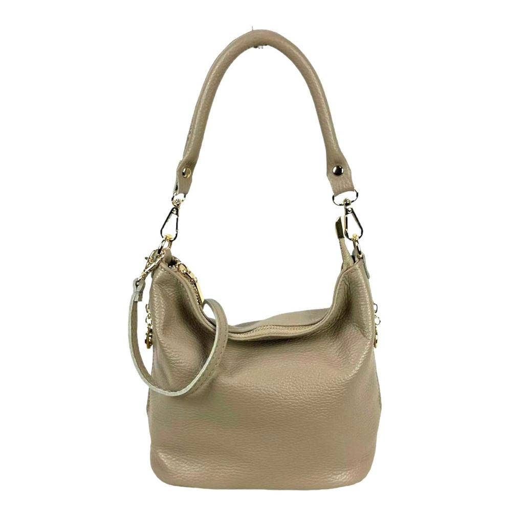 Chenson & Gorett – Engroshandel Skuldertaske – til kvinder – Lædertaske med dekorative lynlåse på siderne13