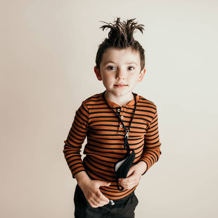 Three Little Tots - Wholesale Lanyard - Unisex - Black Silicone Lanyard for Kids or Short Adult Lanyard5