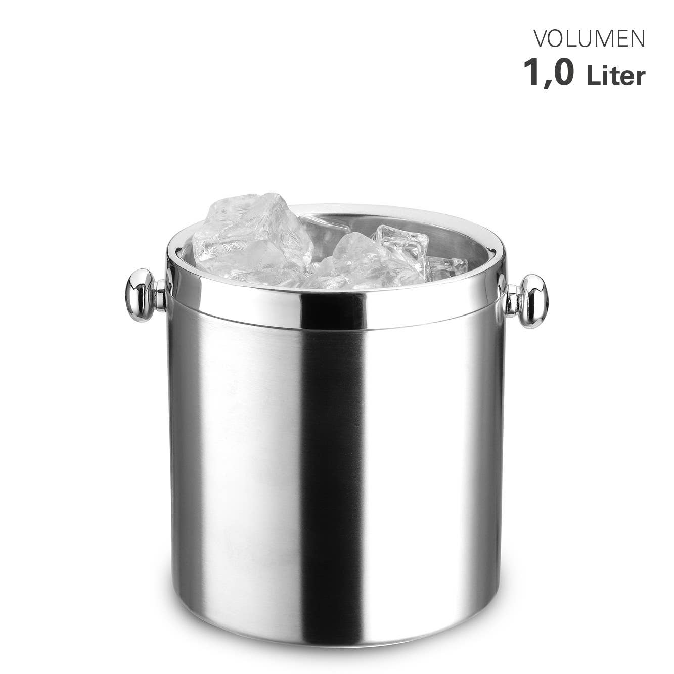 Karl Weis - Wholesale Bucket/Pail - Double-Walled Ice Bucket with Tongs. 1L2