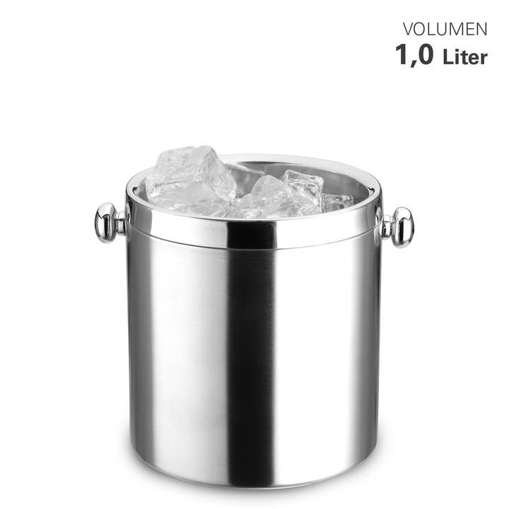 Karl Weis - Wholesale Bucket/Pail - Double-Walled Ice Bucket with Tongs. 1L2