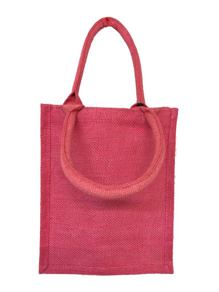 TBF – wholesale Tote bag – Women's – TBF Small Burlap Jute Book Bag with Full Gusset - TJ8873
