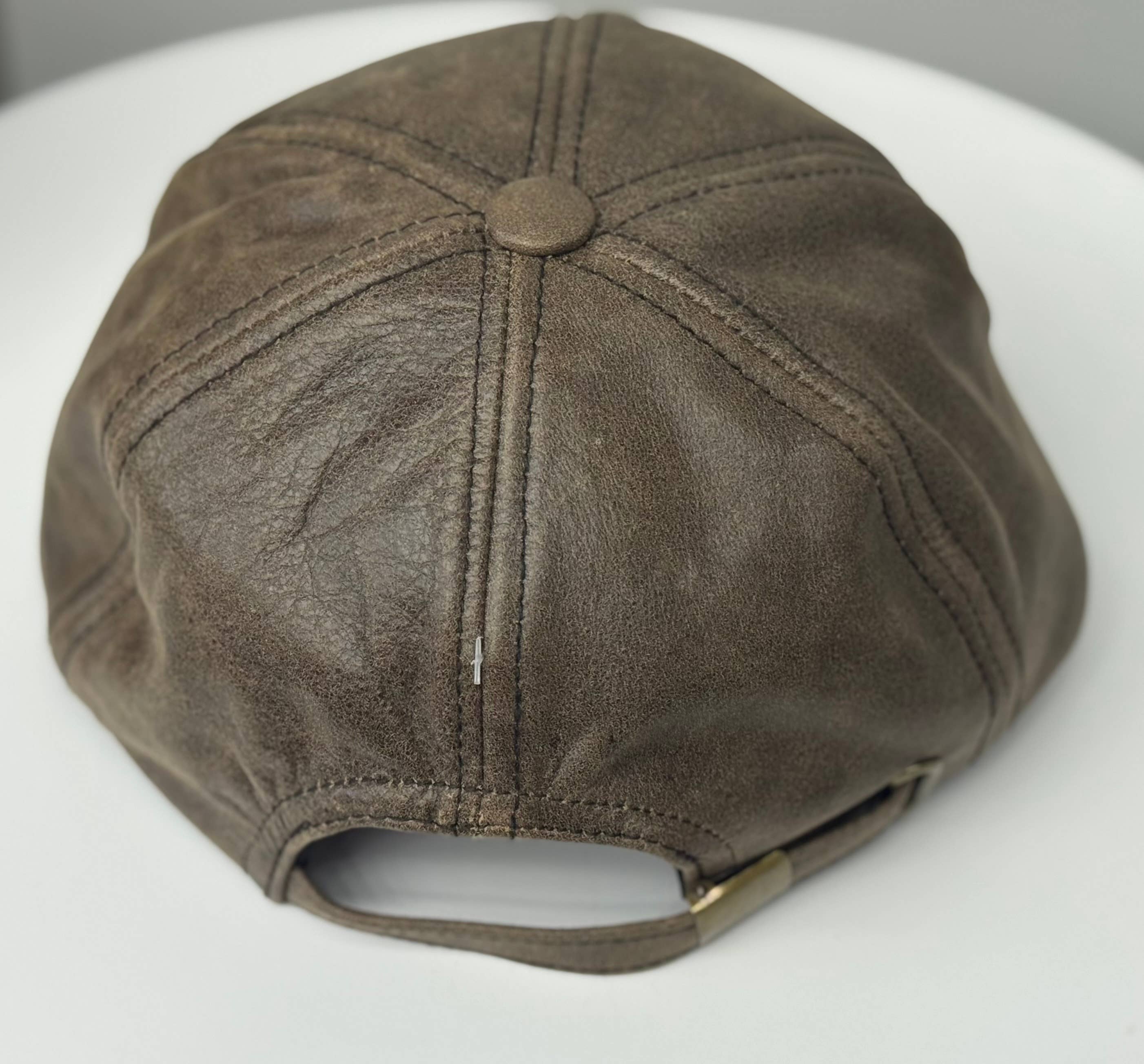 Lesa collection inc - Wholesale Baseball Cap - Unisex - Genuine Cowhide Br Leather Baseball Cap, Adjustable  Unisex 2