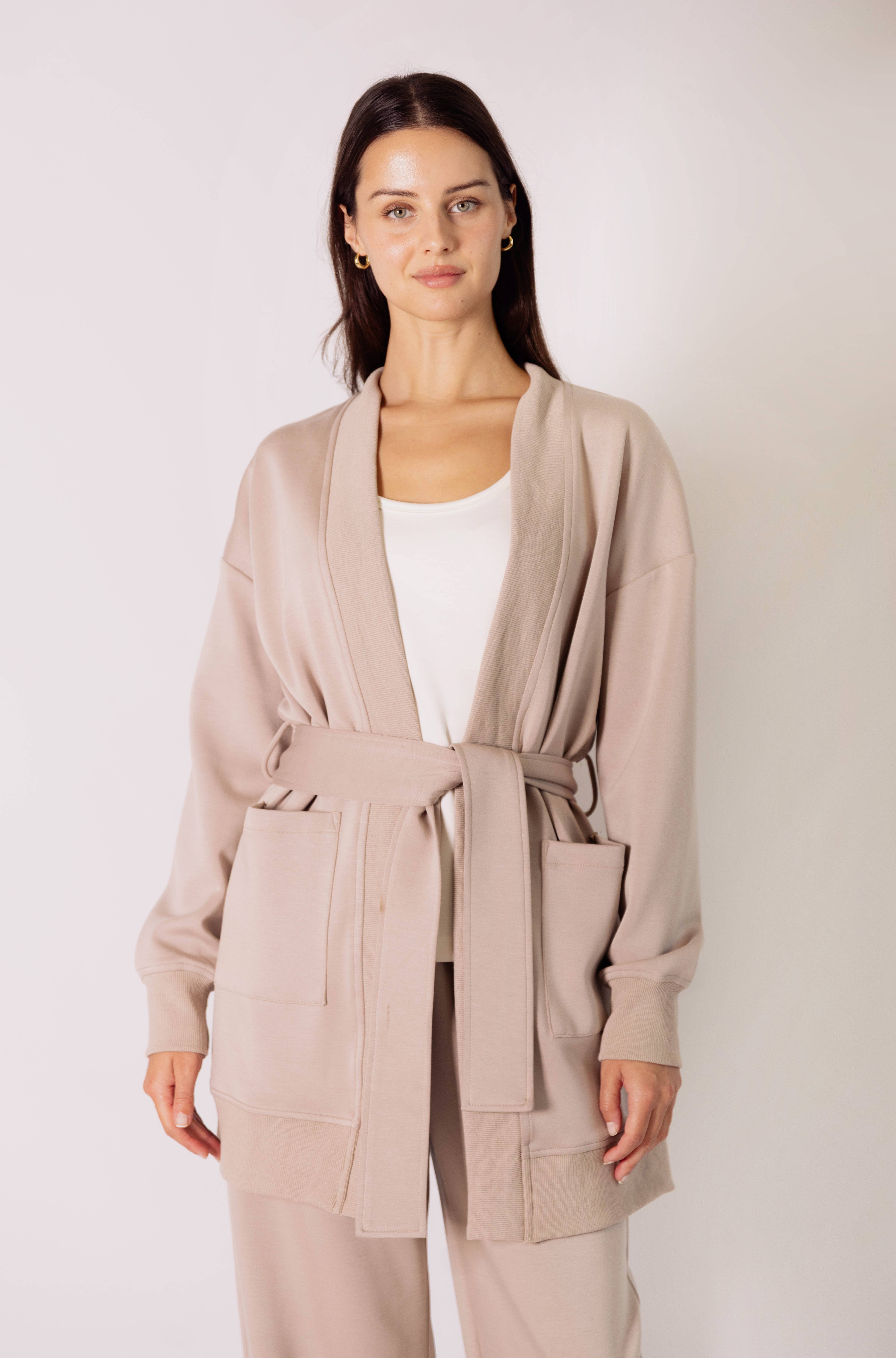 P. CILL - Wholesale Robe - Women's - P. CILL Butter Modal Ribbed Contrast Robe37