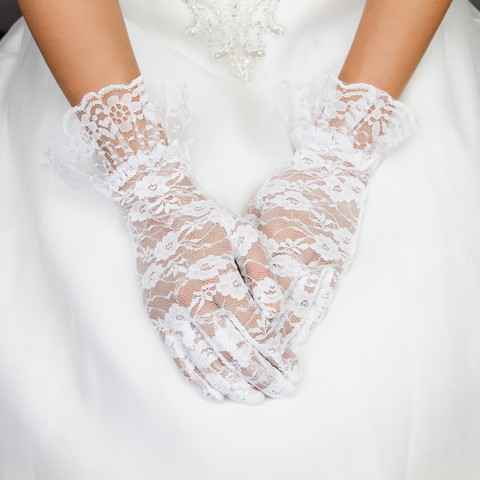 SP Sophia Collection - Wholesale Gloves - Women's - Women's Lace Ruffle Gloves4