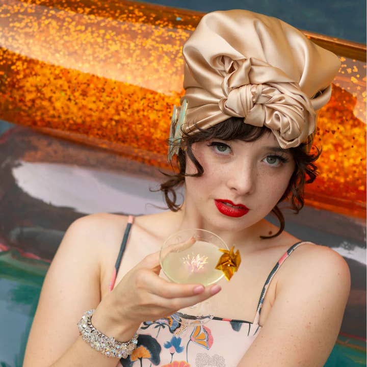 Golden Scarf for wholesale by Gilded Fox Silk