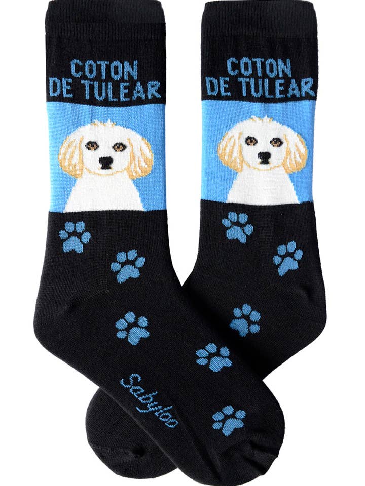 Coton De Tulear Socks for wholesale by Sabyloo