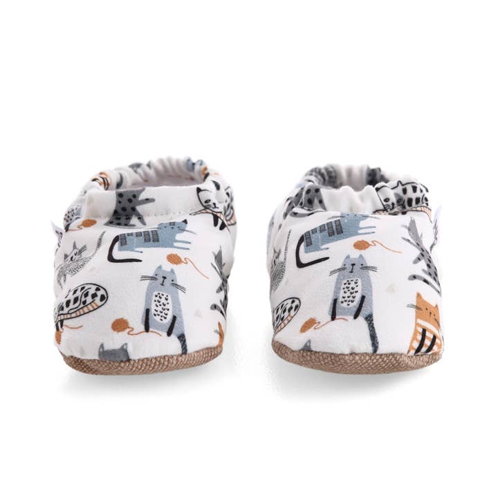 Ella Bonna Non-Slip Sole Cats Patterned Baby Booties, Home B for wholesale by Ella Bonna