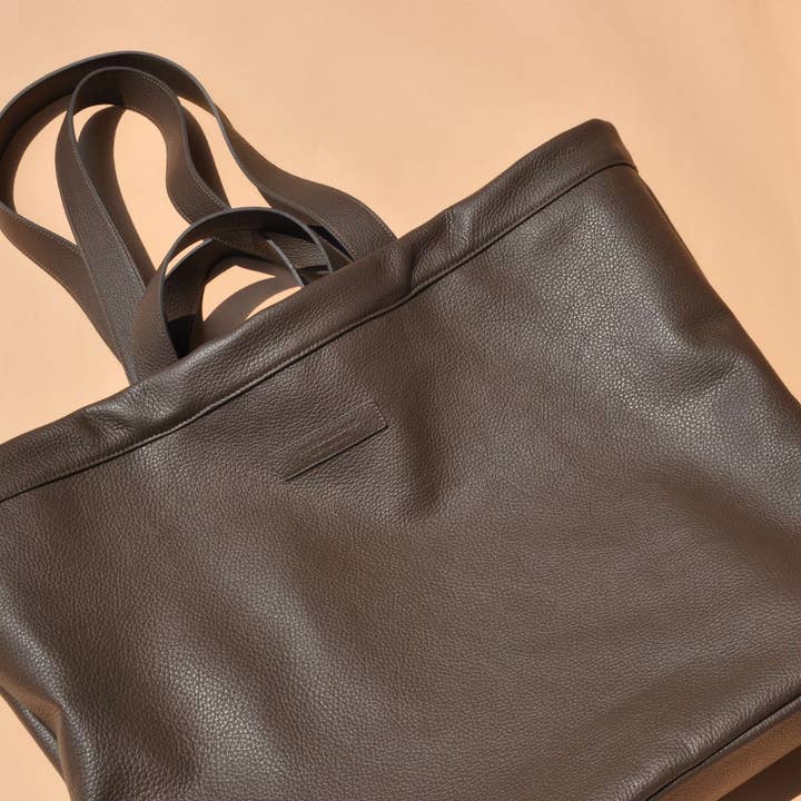 TIEFENBACHER LEHMANN - Wholesale Tote Bag - Women's - TOTE BAG maxi - mud1