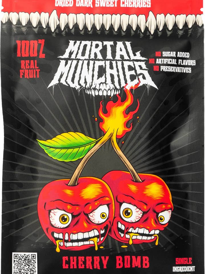 Cherry Bomb - Natural Dried Fruit (6-Pack) for wholesale by Mortal Munchies