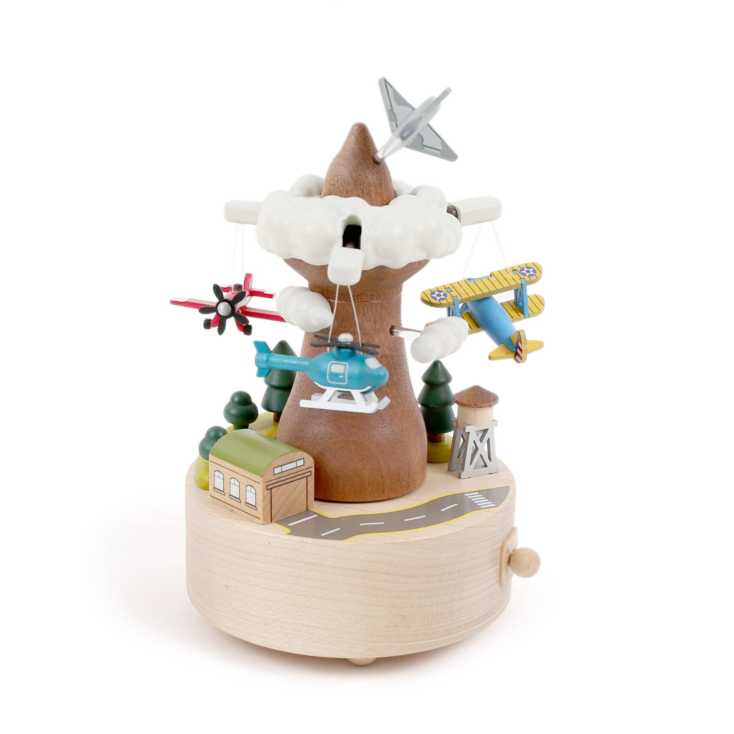 Music Box - Wholesale Music Box - Kids & Baby - Aeroplane Wooden Music Box