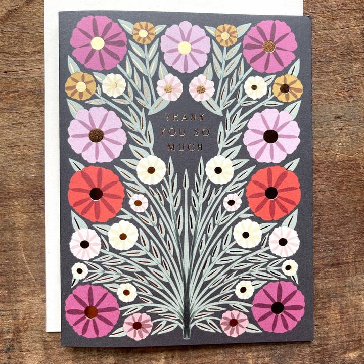 Katharine Watson - Wholesale Thank You Card - "Thank You So Much," Greeting Card