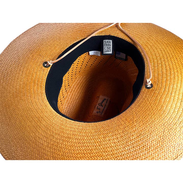 San Francisco Hat Company - Wholesale Straw Hat - Unisex - Utah Panama Sunhat – Caramel