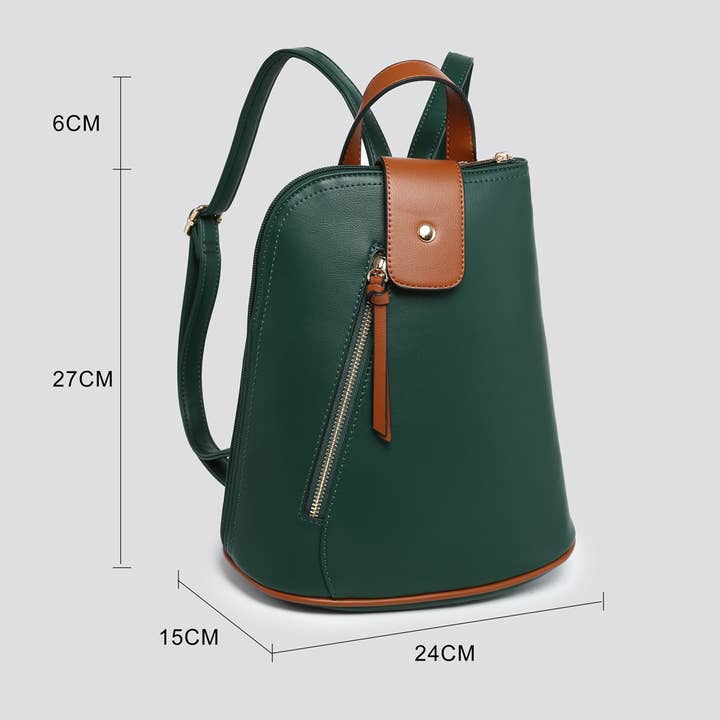 House of Milano - Wholesale Backpack - Women's - Premium Grade Vegan Leather Rucksack # JNY3449S25267