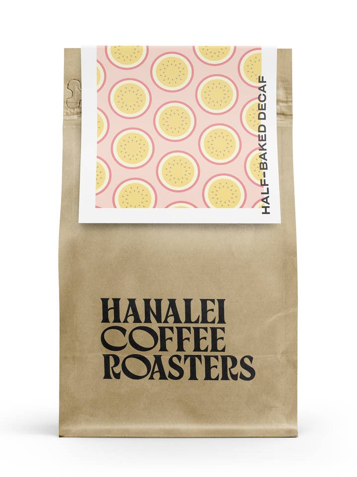 décaféiné à moitié cuit pour la vente par Hanalei Coffee Roasters