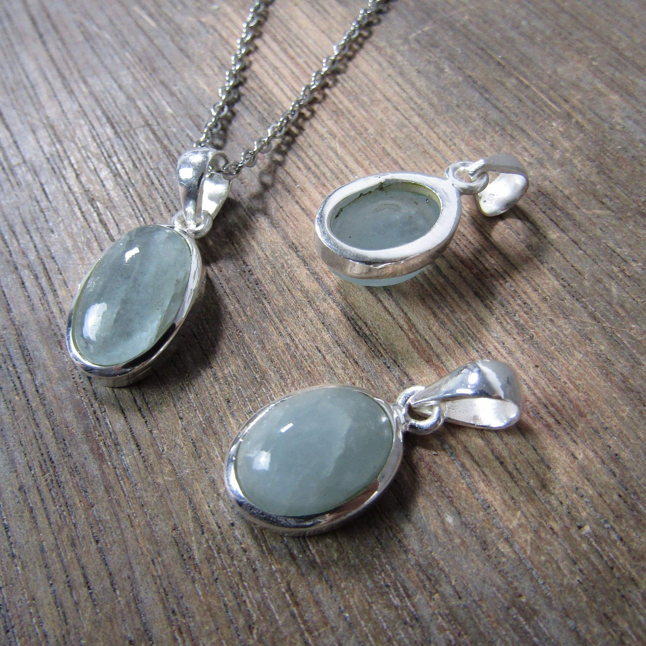 Keystone Crystals - Wholesale Individual Charm/Pendant - Sterling Silver Oval Pendants12