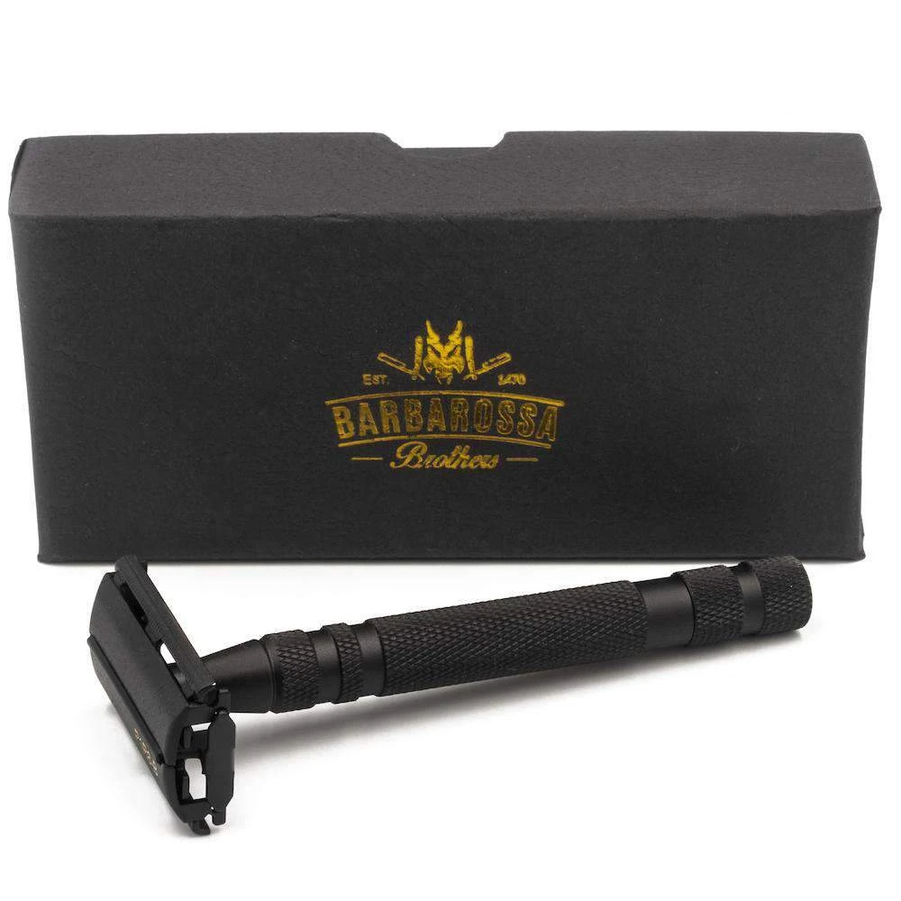 Barbarossa Brothers Online – wholesale Razor – Men's – The P1R8: Butterfly Double Edge Safety Razor - Matt Black7