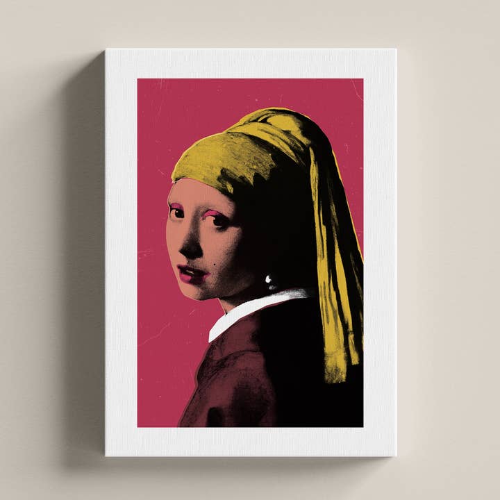 Marilyn da série Vermeer 4 © Tela Canvas por atacado de Independent Republic