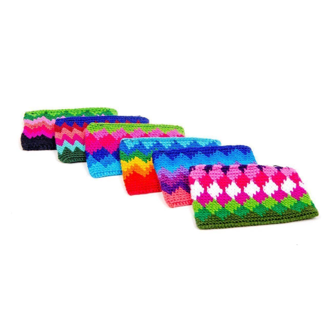 Lumily - Wholesale Coin Purse - Women's - Crochet Multicolor Coin Purse with Tassel - Guatemala1