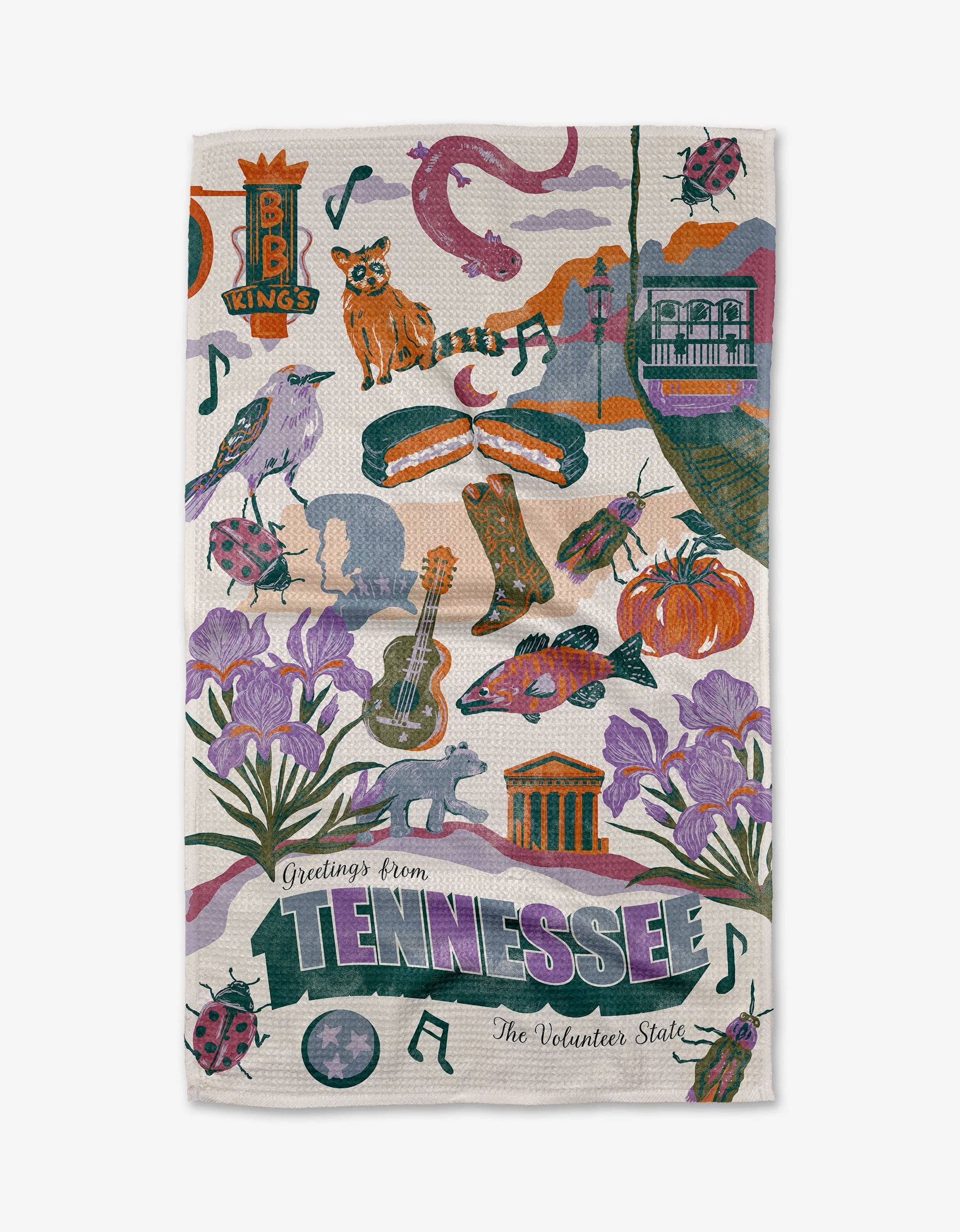 Geometry - Wholesale Tea Towel - Greetings From Tennessee Tea Towel2