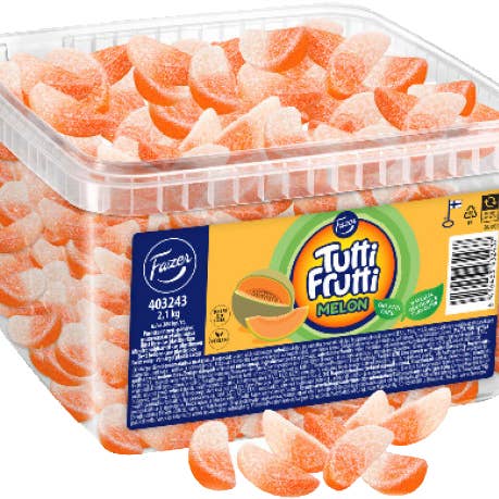 Fazer Sour Melon Gummy - Bulk Candy - 2.1 KG for wholesale by Stock Boy Candy Co.