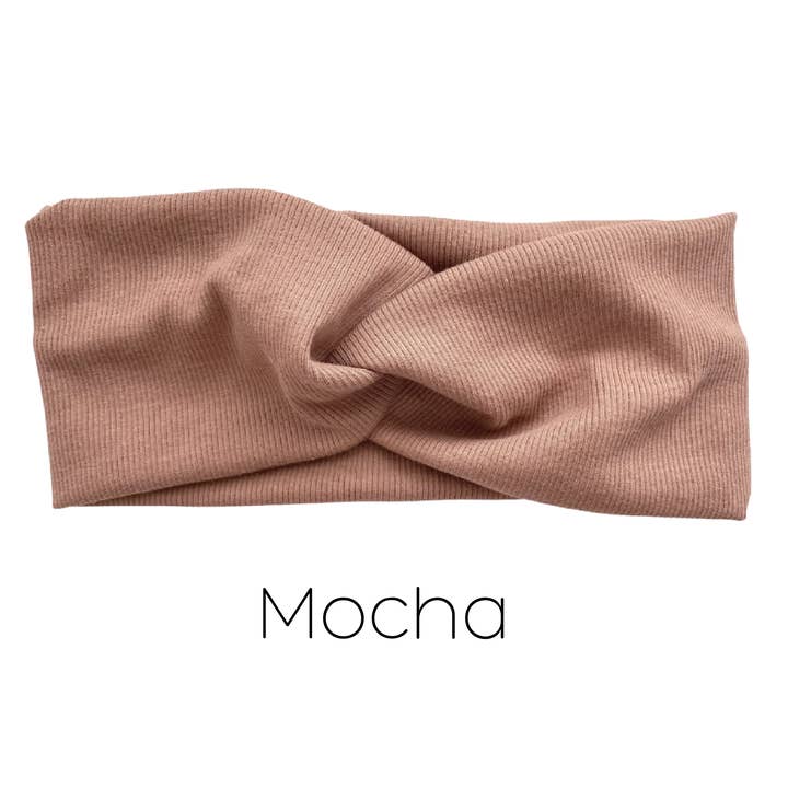 The Modern Pause - Wholesale Fashion Headband - Women's - Organic Rib Cotton Twist Headband8